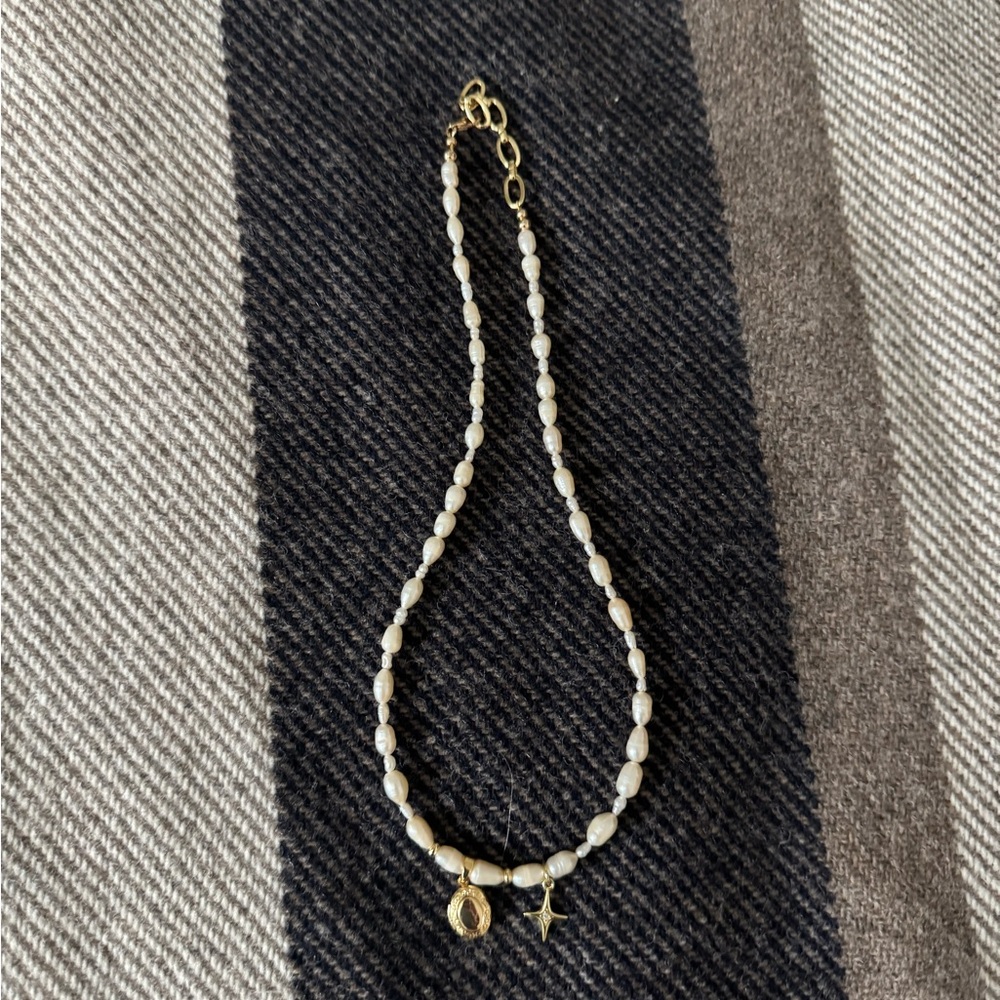 The Salty Spurs Freshwater Pearl Necklace